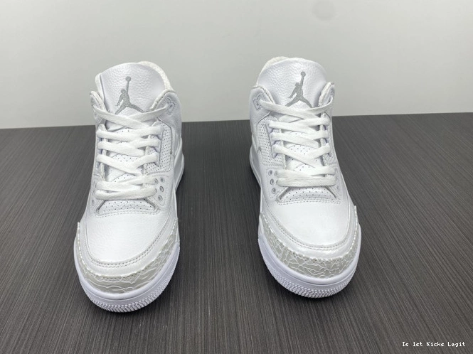 429487-111 'Triple Jordan PS White' Air Retro 3 0808